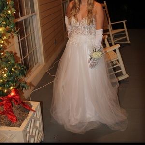 White Ball Dress - WORN ONCE